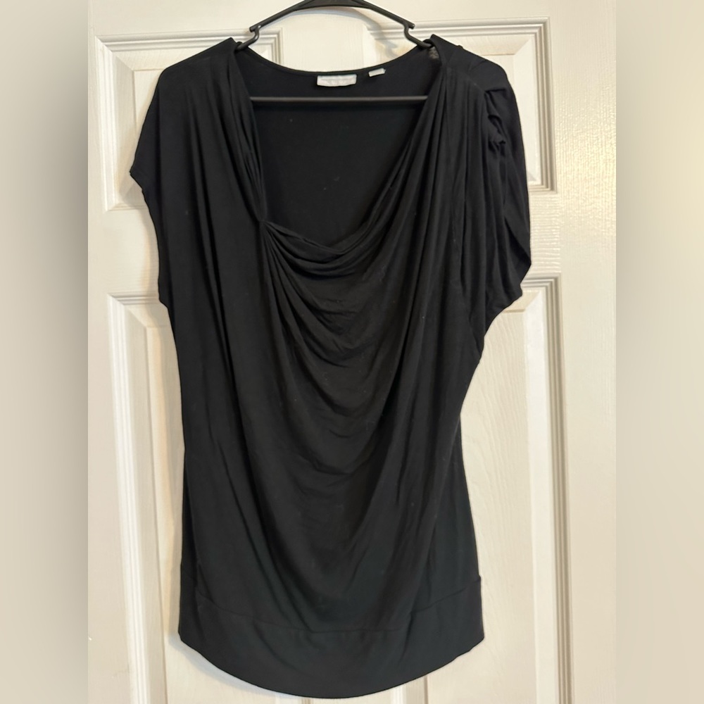 New York & Company black sleeveless blouse